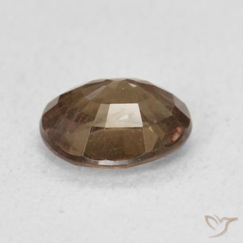 Color-Change Garnet Gemstone in 6.5 x 5.3 mm Size for Sale, Color-Change Garnet Stone in Dark Brown Color