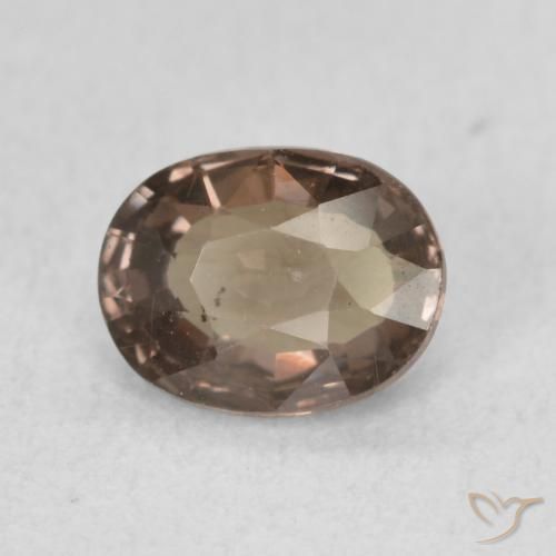 0.94 ct Brown Color-Change Garnet Stone, Natural Color-Change Garnet in Oval Facet Shape for Sale