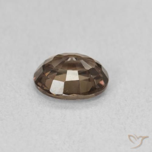 Color-Change Garnet Gemstone in 6.4 x 5.3 mm Size for Sale, Color-Change Garnet Stone in Warm Brown Color