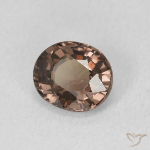 1.35 ct Brown Color-Change Garnet Stone, Natural Color-Change Garnet in Oval Facet Shape for Sale