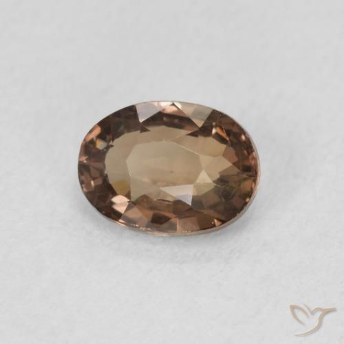 1.16 ct Brown Color-Change Garnet Stone, Natural Color-Change Garnet in Oval Facet Shape for Sale