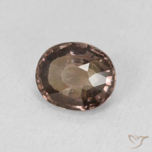 1.39 ct Brown Color-Change Garnet Stone, Natural Color-Change Garnet in Oval Facet Shape for Sale
