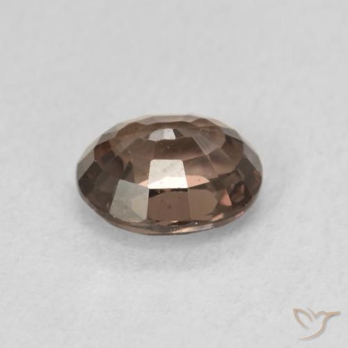 Color-Change Garnet Gemstone in 7 x 5.9 mm Size for Sale, Color-Change Garnet Stone in Medium Brown Color