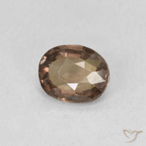 1.03 ct Brown Color-Change Garnet Stone, Natural Color-Change Garnet in Oval Facet Shape for Sale