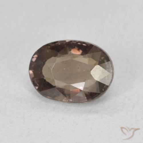 1.17 ct Brown Color-Change Garnet Stone, Natural Color-Change Garnet in Oval Facet Shape for Sale
