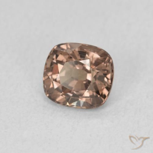 0.95 ct Brown Color-Change Garnet Stone, Natural Color-Change Garnet in Cushion-Cut Shape for Sale