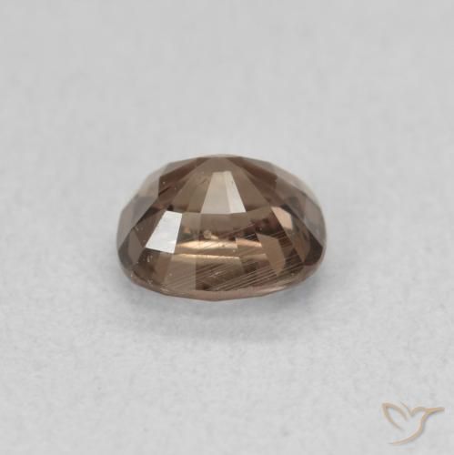 Color-Change Garnet Gemstone in 5.5 x 5.1 mm Size for Sale, Color-Change Garnet Stone in Medium Brown Color