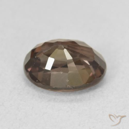 Color-Change Garnet Gemstone in 7.6 x 6.3 mm Size for Sale, Color-Change Garnet Stone in Medium Brown Color