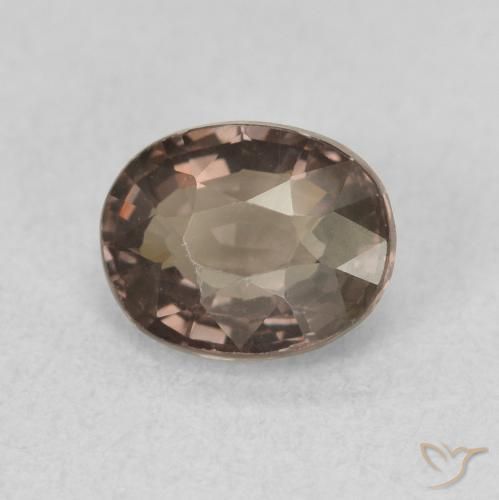 1.05 ct Brown Color-Change Garnet Stone, Natural Color-Change Garnet in Oval Facet Shape for Sale