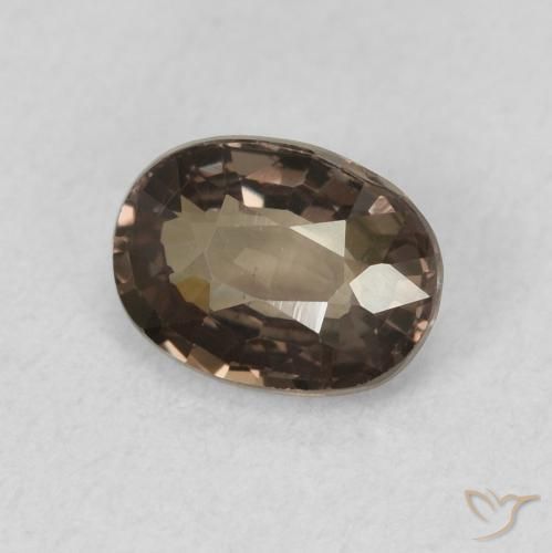 0.96 ct Brown Color-Change Garnet Stone, Natural Color-Change Garnet in Oval Facet Shape for Sale