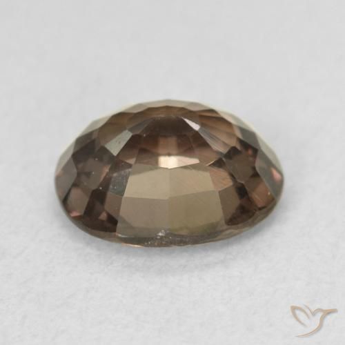 Color-Change Garnet Gemstone in 7.2 x 6 mm Size for Sale, Color-Change Garnet Stone in Pecan Brown Color