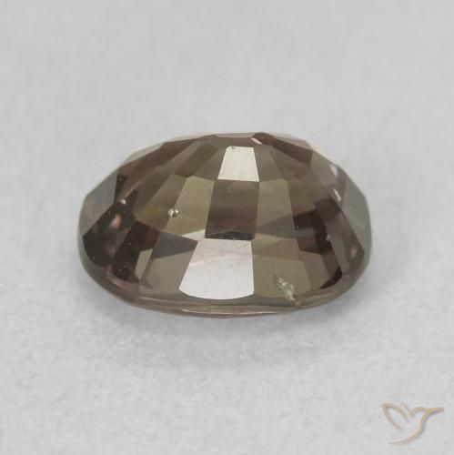 Color-Change Garnet Gemstone in 6.2 x 4.8 mm Size for Sale, Color-Change Garnet Stone in Medium Light Brown Color
