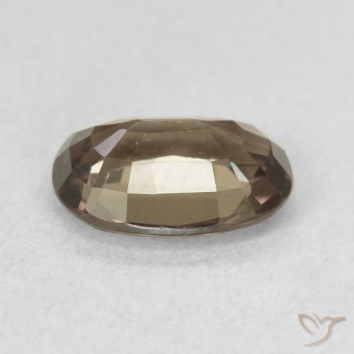 Color-Change Garnet Gemstone in 7.4 x 5.2 mm Size for Sale, Color-Change Garnet Stone in Medium Light Brown Color