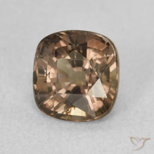 1.13 ct Brown Color-Change Garnet Stone, Natural Color-Change Garnet in Cushion-Cut Shape for Sale