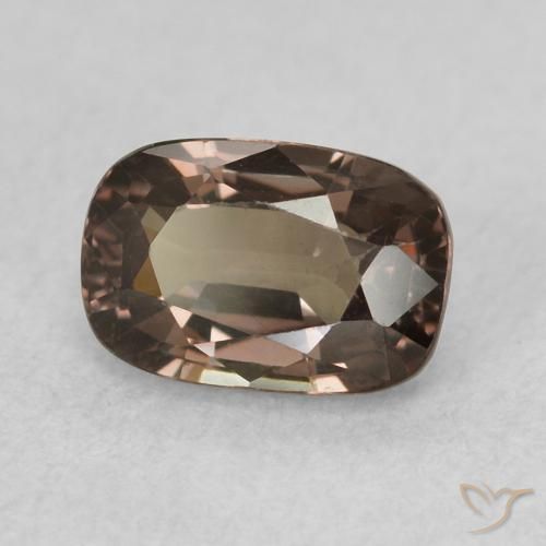 0.97 ct Brown Color-Change Garnet Stone, Natural Color-Change Garnet in Cushion-Cut Shape for Sale