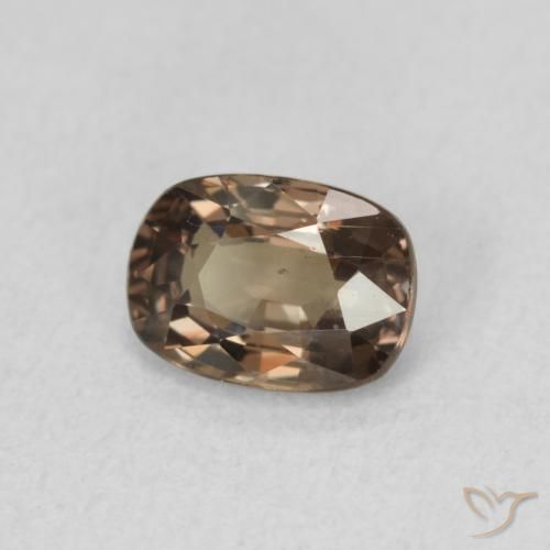 0.97 ct Brown Color-Change Garnet Stone, Natural Color-Change Garnet in Cushion-Cut Shape for Sale