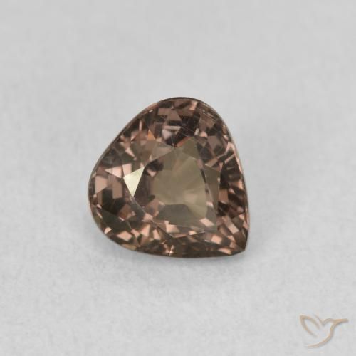1.00 ct Brown Color-Change Garnet Stone, Natural Color-Change Garnet in Pear Facet Shape for Sale