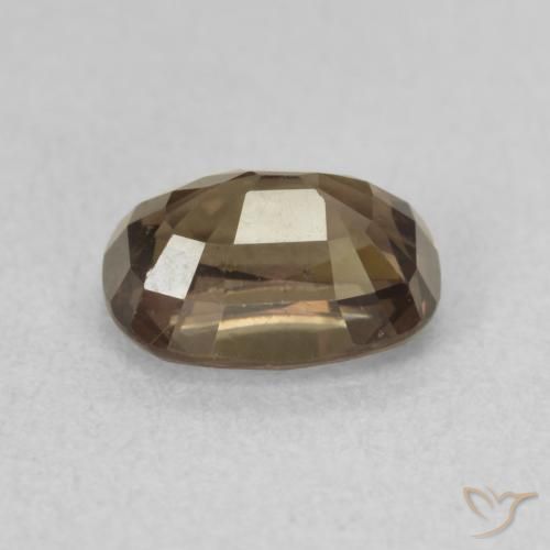 Color-Change Garnet Gemstone in 7.4 x 5.2 mm Size for Sale, Color-Change Garnet Stone in Medium Light Brown Color