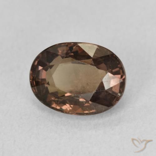 1.64 ct Brown Color-Change Garnet Stone, Natural Color-Change Garnet in Oval Facet Shape for Sale