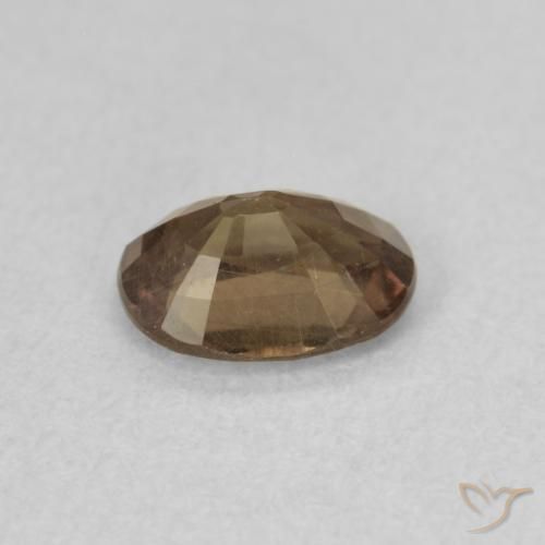 Color-Change Garnet Gemstone in 6.7 x 4.9 mm Size for Sale, Color-Change Garnet Stone in Medium Light Brown Color