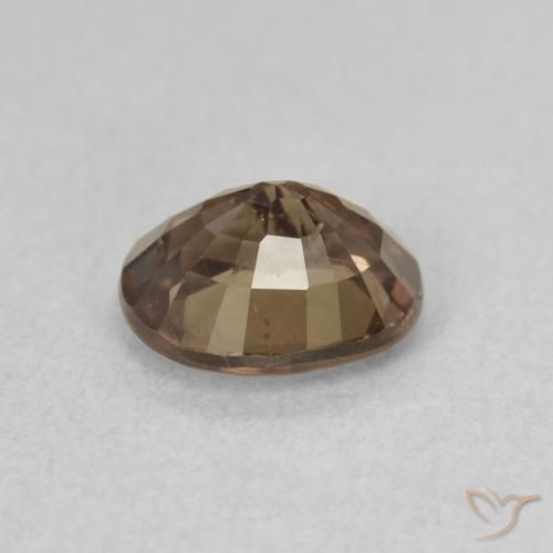 Color-Change Garnet Gemstone in 6.7 x 5.6 mm Size for Sale, Color-Change Garnet Stone in Medium Light Brown Color