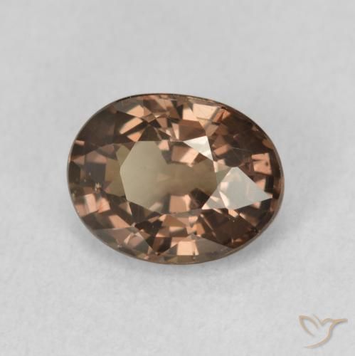 1.37 ct Brown Color-Change Garnet Stone, Natural Color-Change Garnet in Oval Facet Shape for Sale