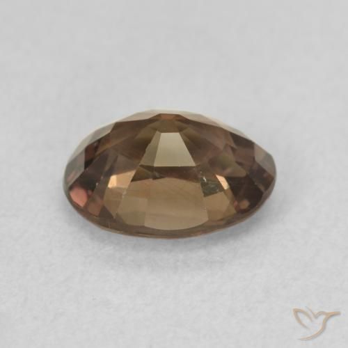 Color-Change Garnet Gemstone in 7.3 x 5.7 mm Size for Sale, Color-Change Garnet Stone in Medium Light Brown Color