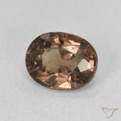 1.39 ct Brown Color-Change Garnet Stone, Natural Color-Change Garnet in Oval Facet Shape for Sale