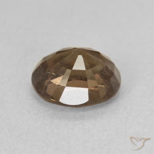 Color-Change Garnet Gemstone in 7 x 5.9 mm Size for Sale, Color-Change Garnet Stone in Medium Light Brown Color