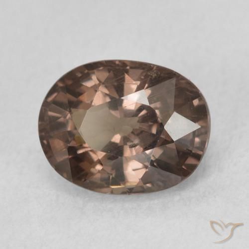 1.57 ct Brown Color-Change Garnet Stone, Natural Color-Change Garnet in Oval Facet Shape for Sale