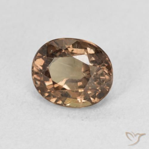 0.94 ct Brown Color-Change Garnet Stone, Natural Color-Change Garnet in Oval Facet Shape for Sale