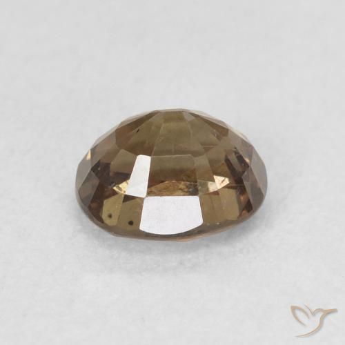 Color-Change Garnet Gemstone in 5.8 x 4.9 mm Size for Sale, Color-Change Garnet Stone in Dark Brown Color