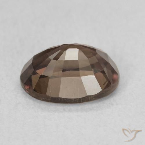 Color-Change Garnet Gemstone in 7.3 x 5.3 mm Size for Sale, Color-Change Garnet Stone in Dark Brown Color