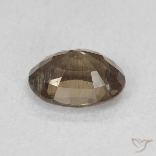 Color-Change Garnet Gemstone in 6.5 x 4.9 mm Size for Sale, Color-Change Garnet Stone in Dark Brown Color