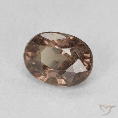 0.96 ct Brown Color-Change Garnet Stone, Natural Color-Change Garnet in Oval Facet Shape for Sale