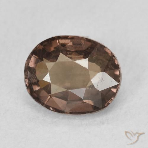 1.28 ct Brown Color-Change Garnet Stone, Natural Color-Change Garnet in Oval Facet Shape for Sale