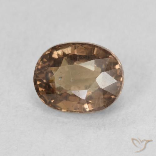 0.99 ct Brown Color-Change Garnet Stone, Natural Color-Change Garnet in Oval Facet Shape for Sale
