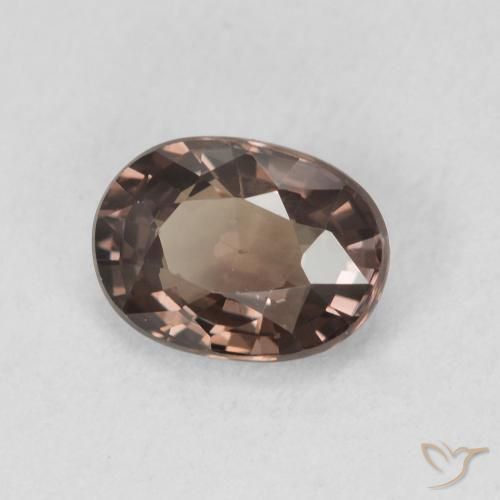 1.19 ct Brown Color-Change Garnet Stone, Natural Color-Change Garnet in Oval Facet Shape for Sale