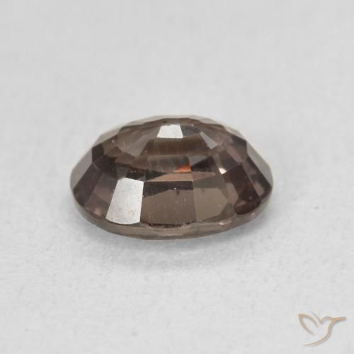 Color-Change Garnet Gemstone in 6.9 x 5.7 mm Size for Sale, Color-Change Garnet Stone in Dark Brown Color