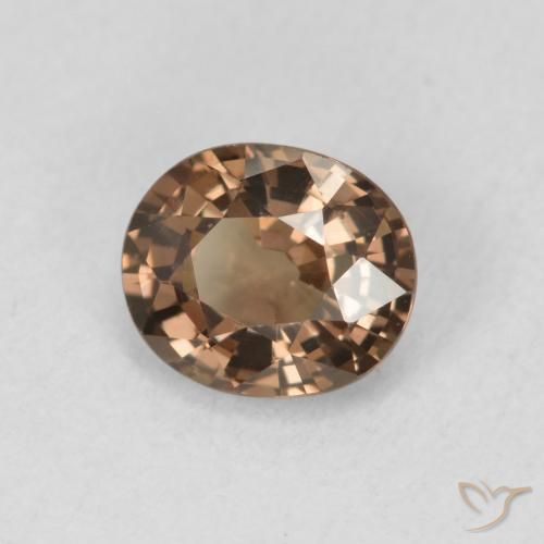 1.08 ct Brown Color-Change Garnet Stone, Natural Color-Change Garnet in Oval Facet Shape for Sale