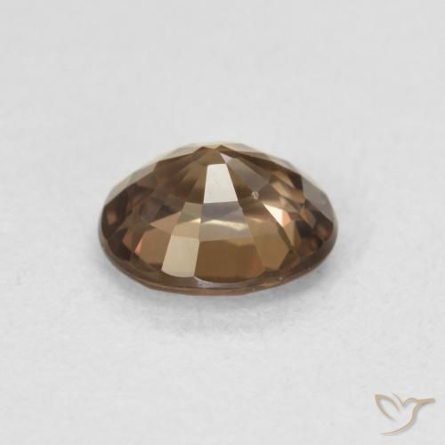 Color-Change Garnet Gemstone in 6.4 x 5.5 mm Size for Sale, Color-Change Garnet Stone in Dark Brown Color
