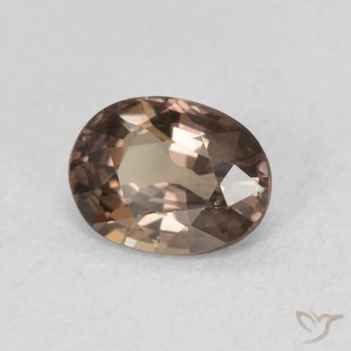 1.13 ct Brown Color-Change Garnet Stone, Natural Color-Change Garnet in Oval Facet Shape for Sale