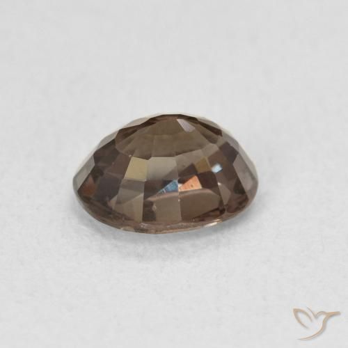 Color-Change Garnet Gemstone in 6.4 x 5.1 mm Size for Sale, Color-Change Garnet Stone in Dark Brown Color