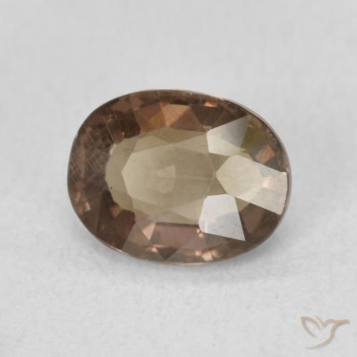 1.32 ct Brown Color-Change Garnet Stone, Natural Color-Change Garnet in Oval Facet Shape for Sale