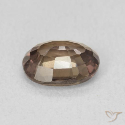 Color-Change Garnet Gemstone in 7.3 x 5.7 mm Size for Sale, Color-Change Garnet Stone in Dark Brown Color