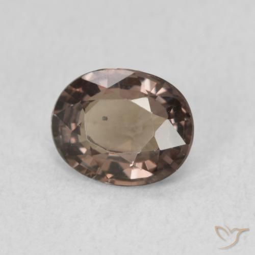 1.02 ct Brown Color-Change Garnet Stone, Natural Color-Change Garnet in Oval Facet Shape for Sale