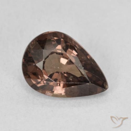 1.81 ct Brown Color-Change Garnet Stone, Natural Color-Change Garnet in Pear Facet Shape for Sale