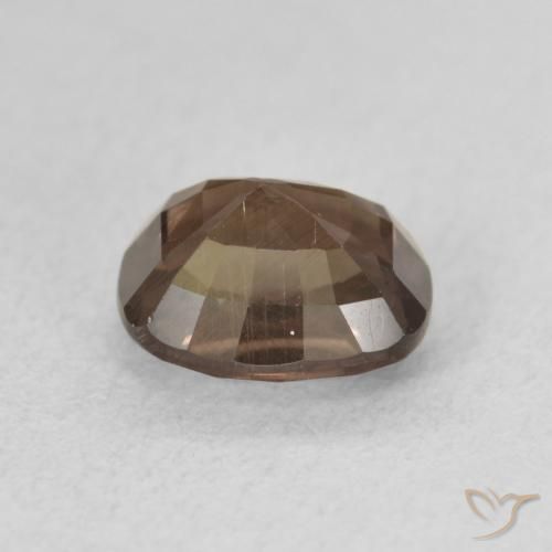 Color-Change Garnet Gemstone in 7.2 x 5.9 mm Size for Sale, Color-Change Garnet Stone in Medium Light Brown Color