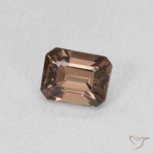 0.97 ct Brown Color-Change Garnet Stone, Natural Color-Change Garnet in Octagon Step Cut Shape for Sale