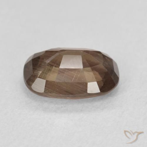 Color-Change Garnet Gemstone in 7.8 x 5.6 mm Size for Sale, Color-Change Garnet Stone in Dark Brown Color